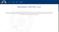 Desktop Screenshot of mainsailcap.com